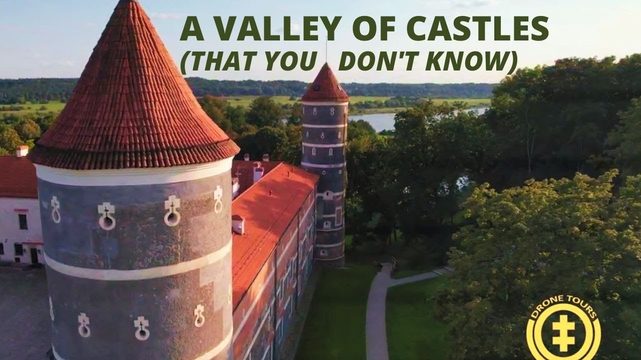 Nemunas Valley castles - Lithuania by drone