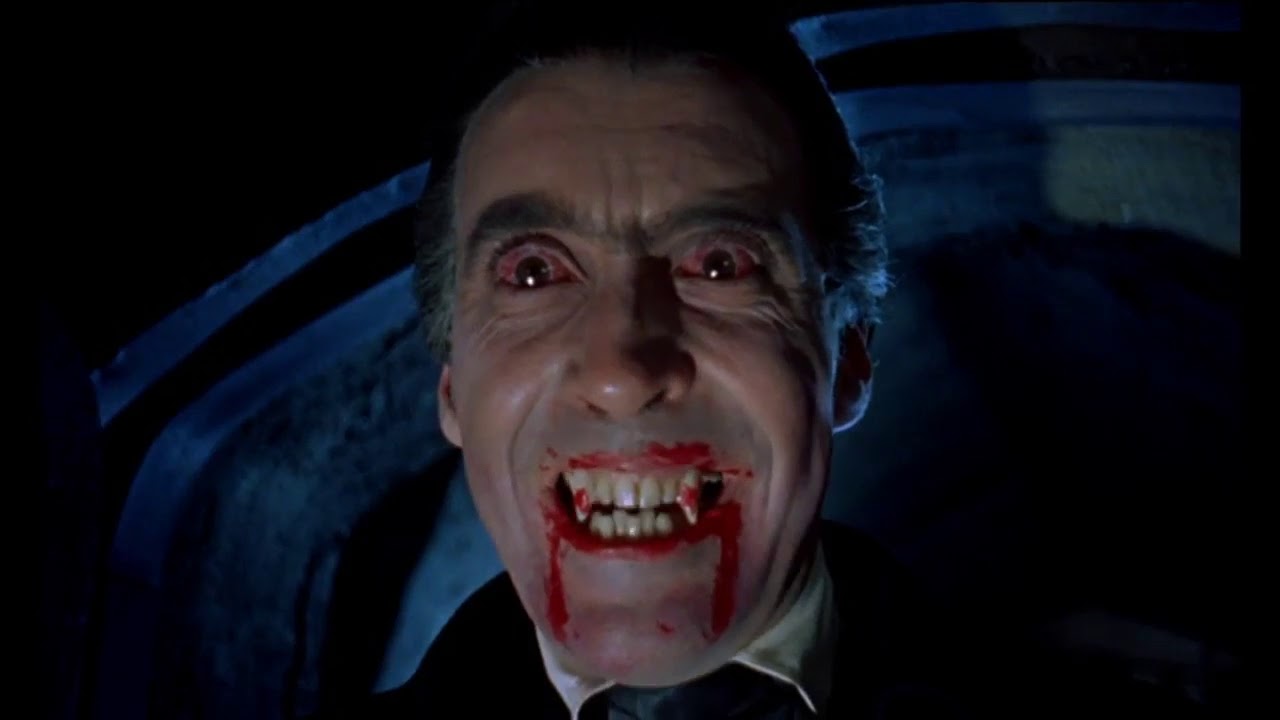 Christopher Lee's evil presence in 'Dracula' (1958)