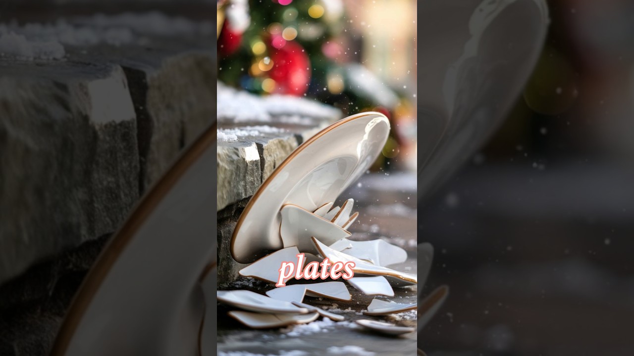 Danish Way of Blessing: Smashing Plates for Good Luck#Denmark #New Year #Blessings #Shattered Plates