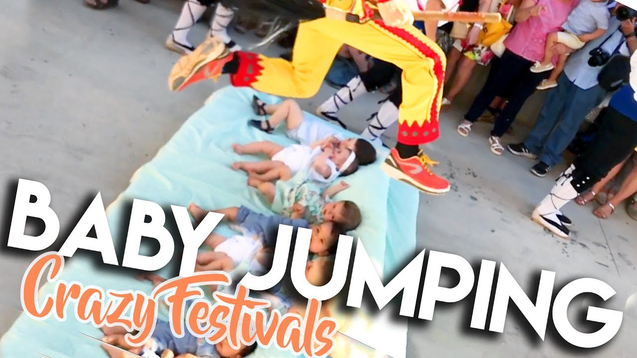 Spain's Crazy BABY JUMPING FESTIVAL (EL COLACHO)