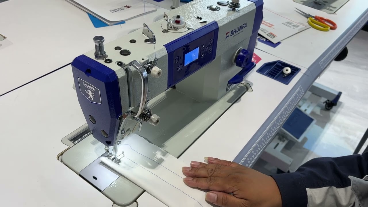 S320 Direct drive lockstitch sewing machine with auto trimmer