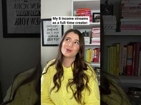 My revenue streams as a full time micro influencer 💸