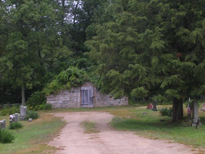 Ghost of Mercy Lena Brown 3 Vault her body was kept in at
Chestnut Hill Cemetery.