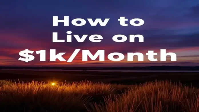 How to Live on $1k/Month And Why It’s Liberating