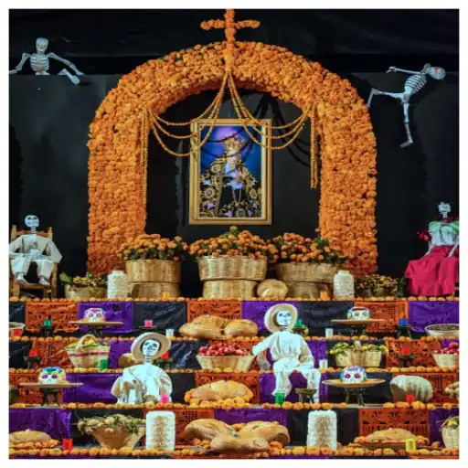 15 Best Halloween Festivals in the World (2026) Traditional cempasúchil altar in Oaxaca