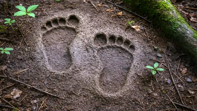 orang pendek footprints