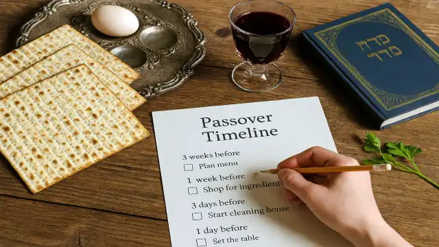 Hosting Passover Timeline
