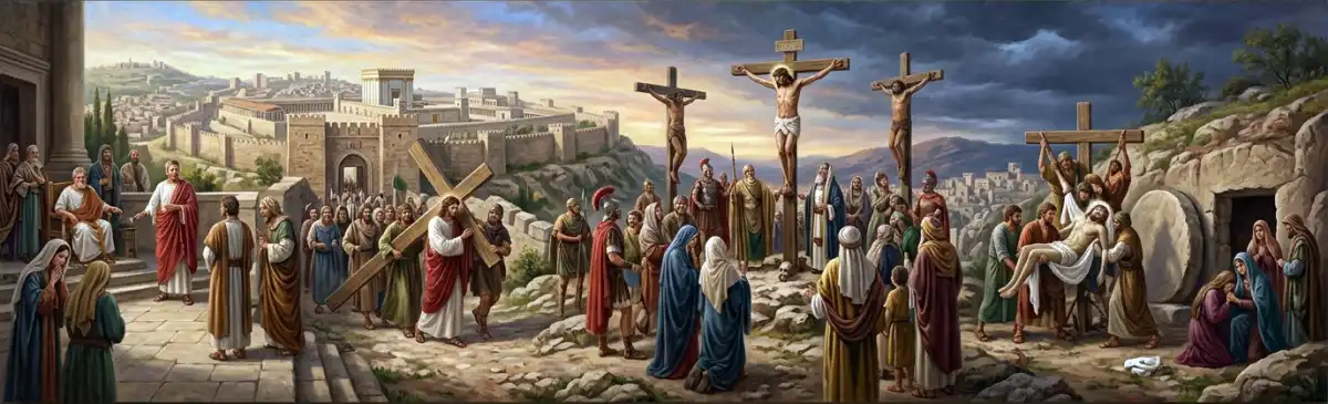 Biblical timeline of the first Good Friday