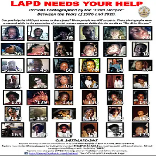 The Grim Sleeper’s Unidentified Victims: The LAPD Photos Unidentified Grim Sleeper Victims