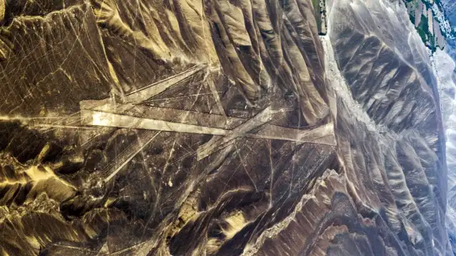 Aerial perspective of the Nazca lines