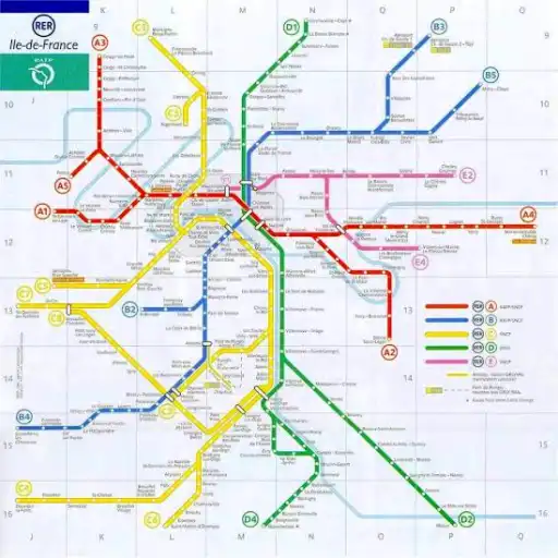 Paris Metro vs RER: Zones, Tickets & Avoiding Fines Guide Paris Metro and RER Network