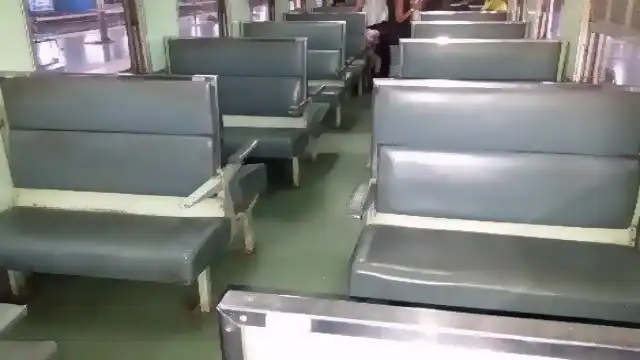 Third-class train carriage from Bangkok.