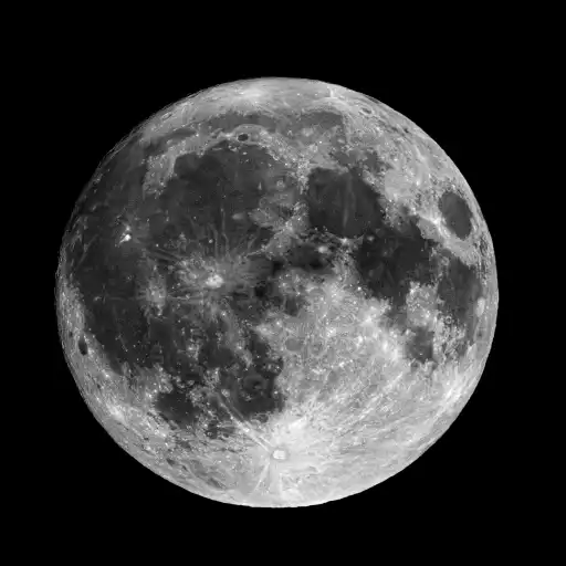 lunar surface viewed through a telescope
