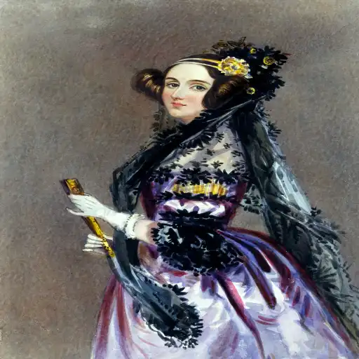 Ada Lovelace, painted by Alfred Edward Chalon