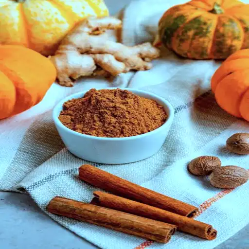 Aromatic spices blended for pumpkin treats