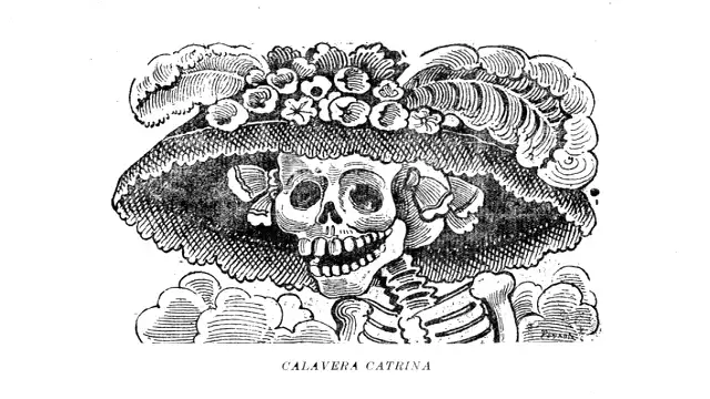 Día de los Muertos vs Halloween: Real History & Meaning Posada's original Calavera Catrina etching