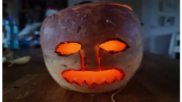 Why Do We Trick-or-Treat? The Celtic Roots of Halloween Traditional Irish turnip lantern
