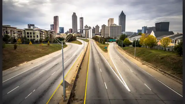Atlanta's iconic highway view from Season 1.