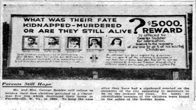 Sodder Children: A Fire, 5 Missing Kids & A Wild Theory "Calgary Albertan," October 6, 1953