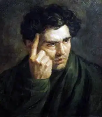 Portrait of Lord Byron by Théodore Géricault, 1811
